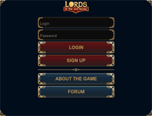 Tablet Screenshot of lordswm.com
